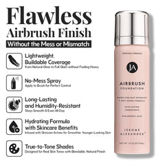 Jerome Alexander kabuki brush close-up for seamless blending benefit