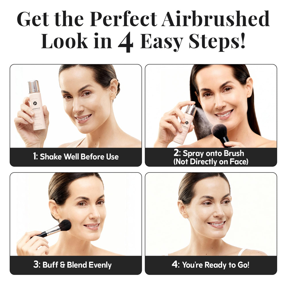 Jerome Alexander spray mist cloud illustrating even coverage benefit