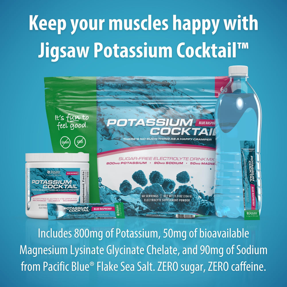 Array of ingredient sources including salt and minerals for Jigsaw Health, emphasizing natural sourcing