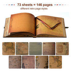 JIMBON craft-paper back pocket holding tickets and stamps for secure keepsake storage benefit