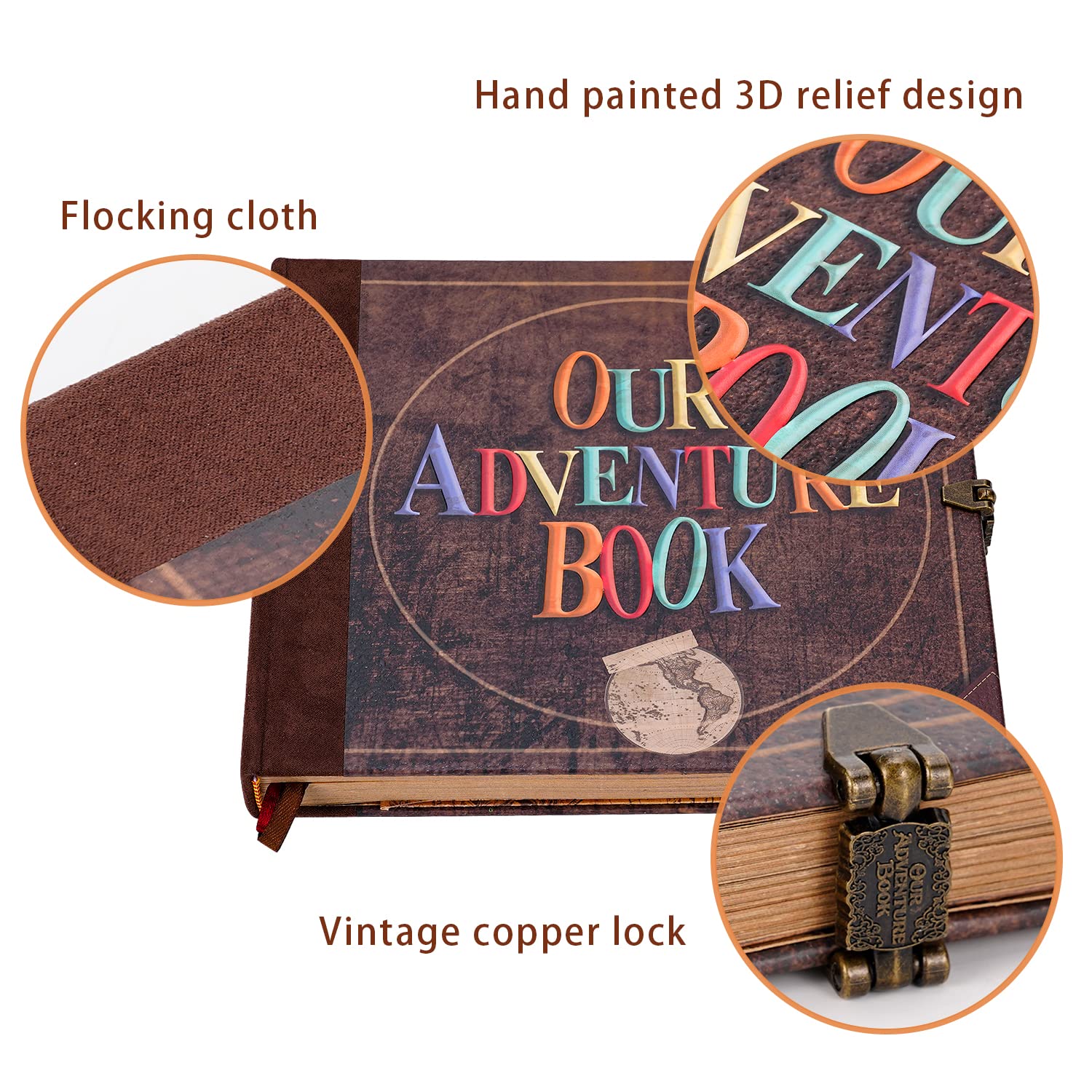 JIMBON close-up of thick craft paper texture highlighting quality material for long-lasting memories benefit