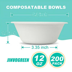 JINVOGREEN stacked bowls highlighting space-saving storage and easy dispensing