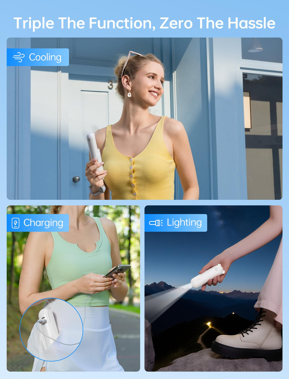 JISULIFE folded pocket size highlighting safe blade storage and portability