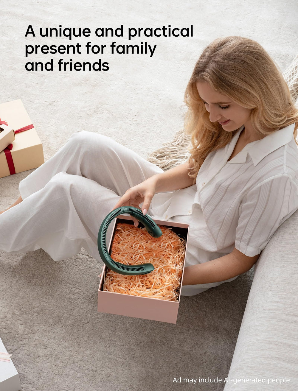 JISULIFE textured packaging and box ready as a present for loved ones