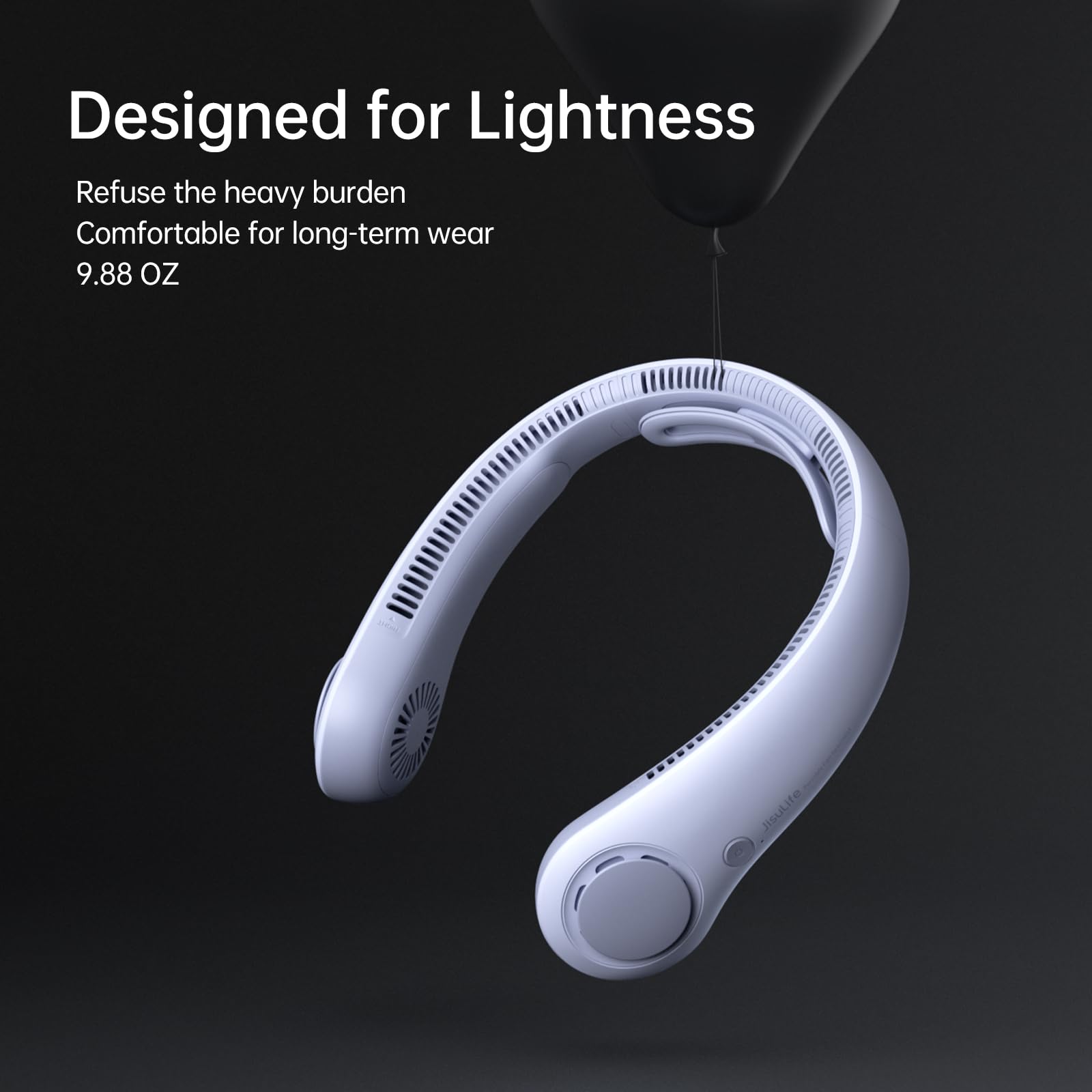 JISULIFE button and textured surface detail for secure handling