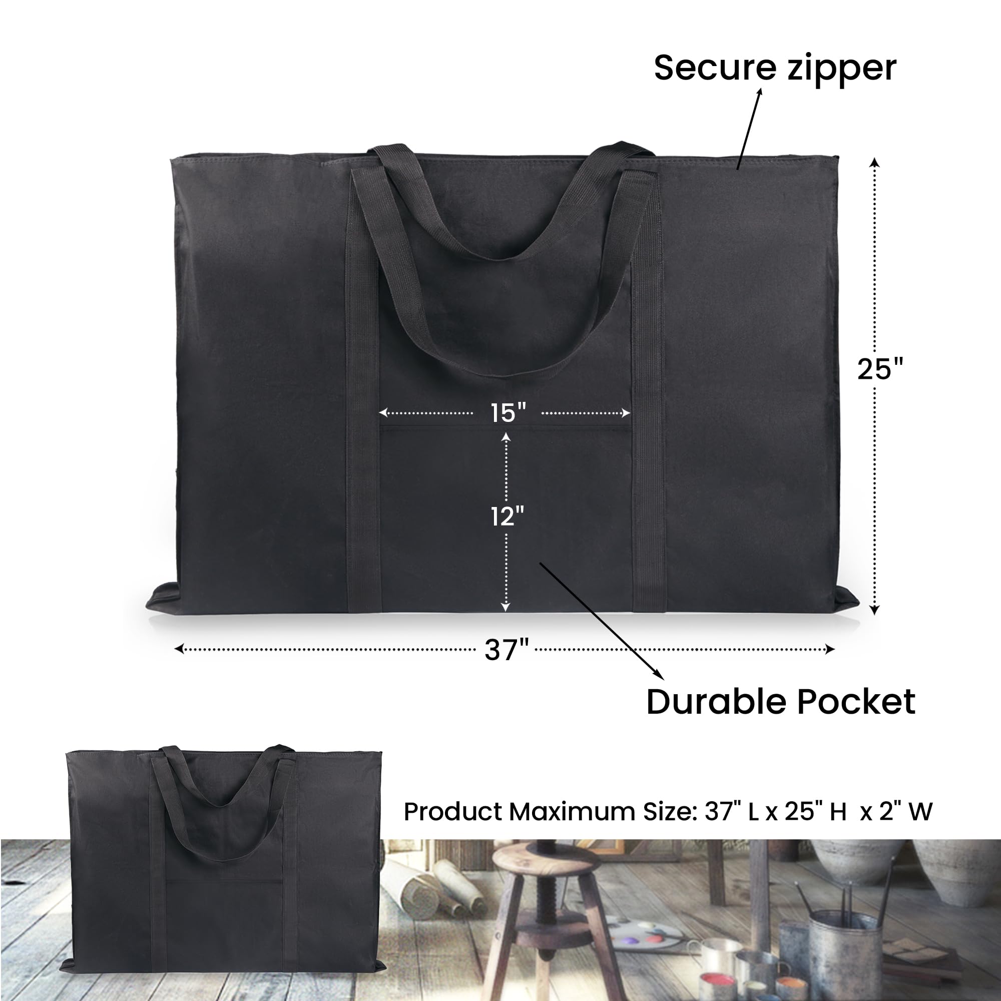 JJRING fabric close-up showing 600D Dacron texture for durable protection