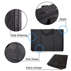 JJRING zipper and stitching detail highlighting secure closure and reinforced seams