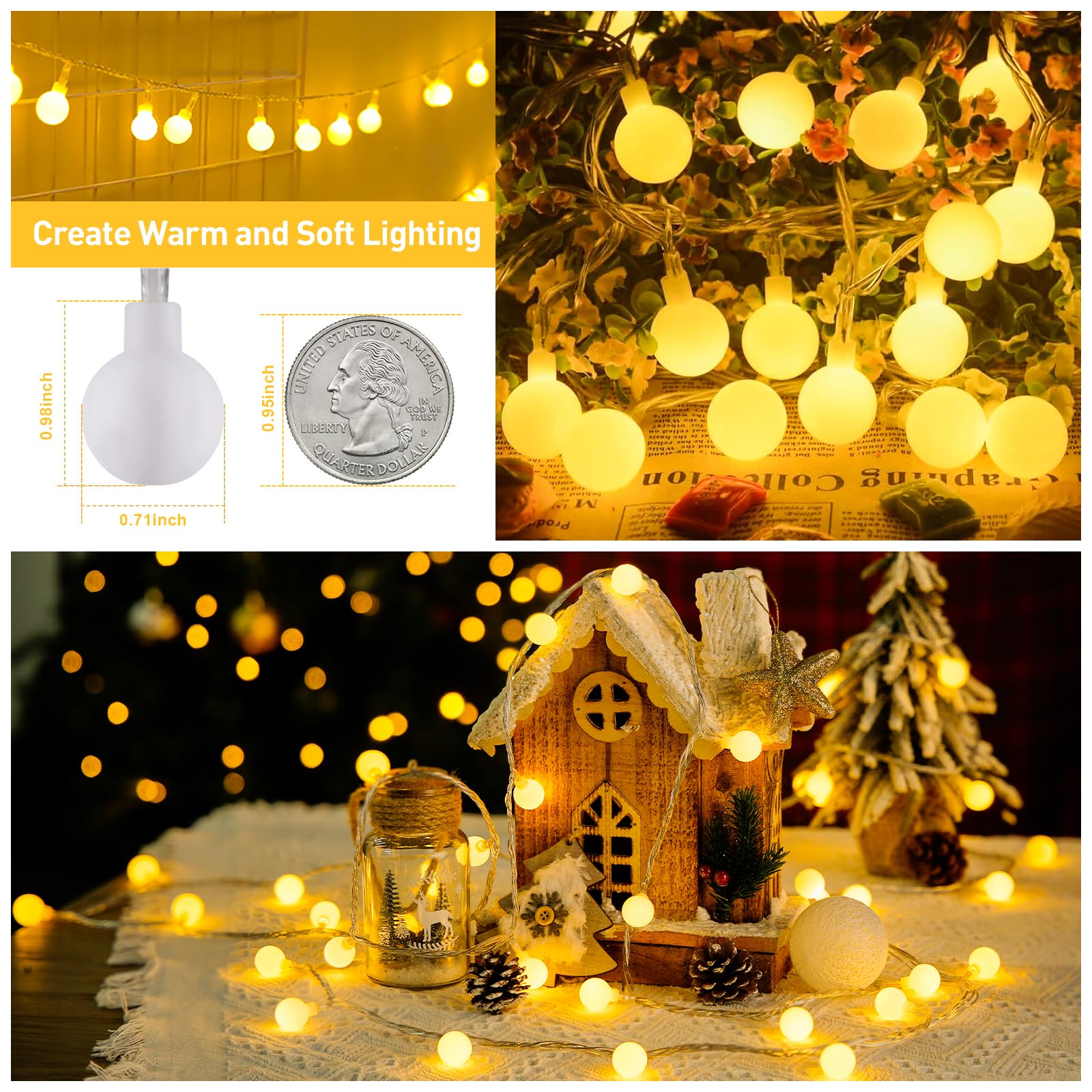 JMEXSUSS globe lights on covered patio showing weather-resistant use