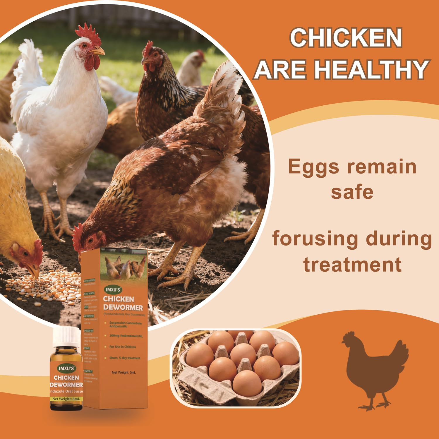 Jmxu's administering treated water to chickens showing effortless flock-wide dosing benefit