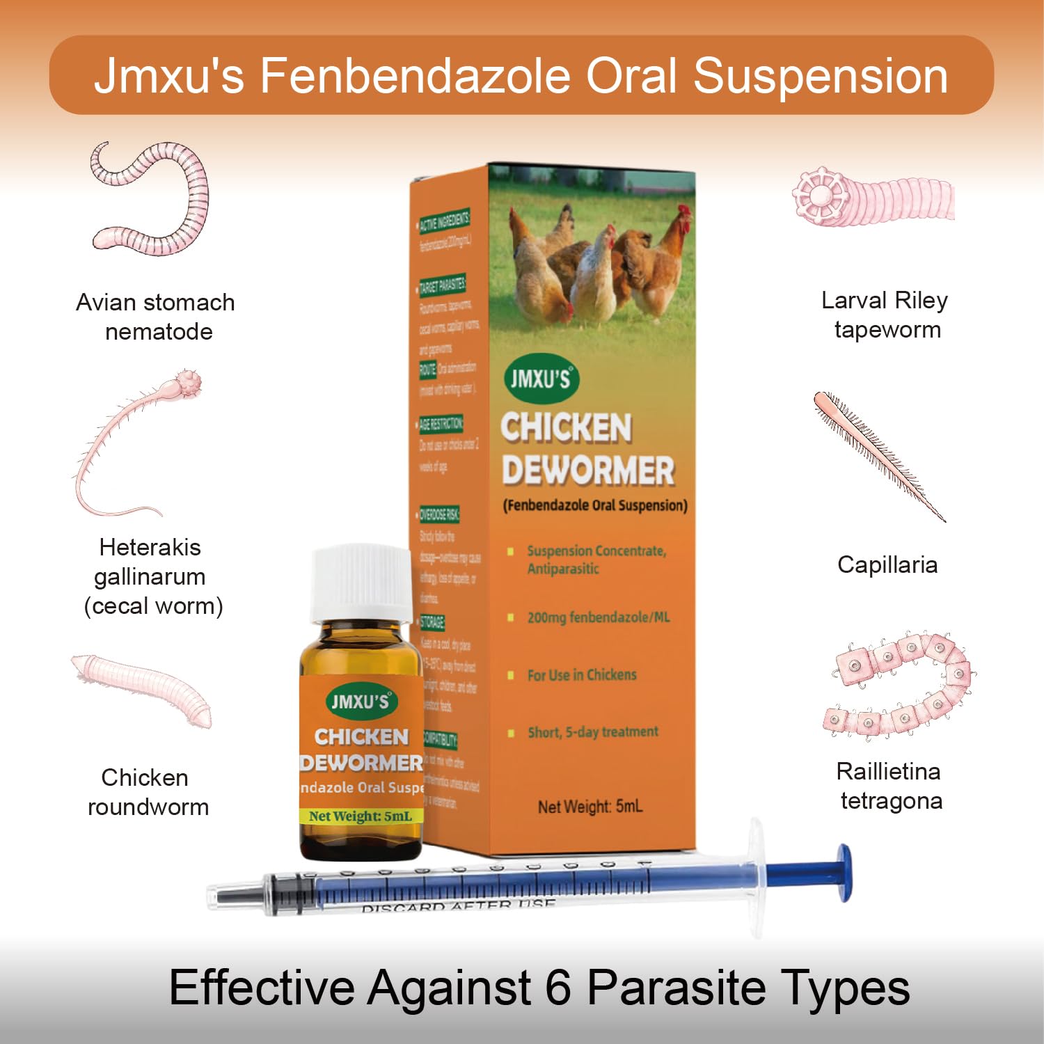 Jmxu's label close-up displaying directions and clear usage benefit