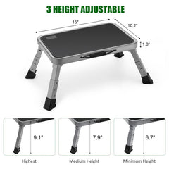 Jocauto folded stool flat profile for compact storage and easy transport benefit