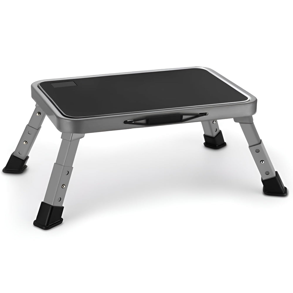 Jocauto step stool front view showing sturdy frame and stable platform benefit