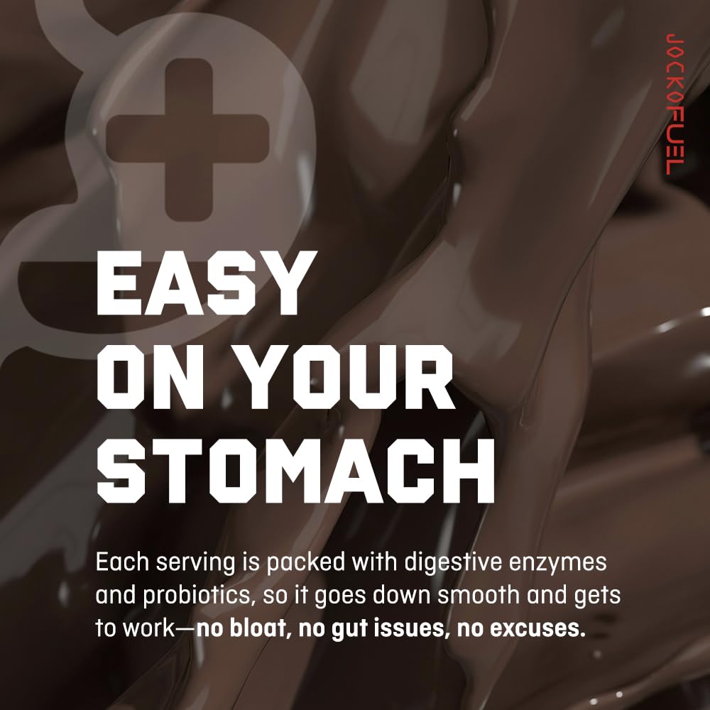 Jocko Fuel ingredient visual of protein sources and enzymes showing quality sourcing