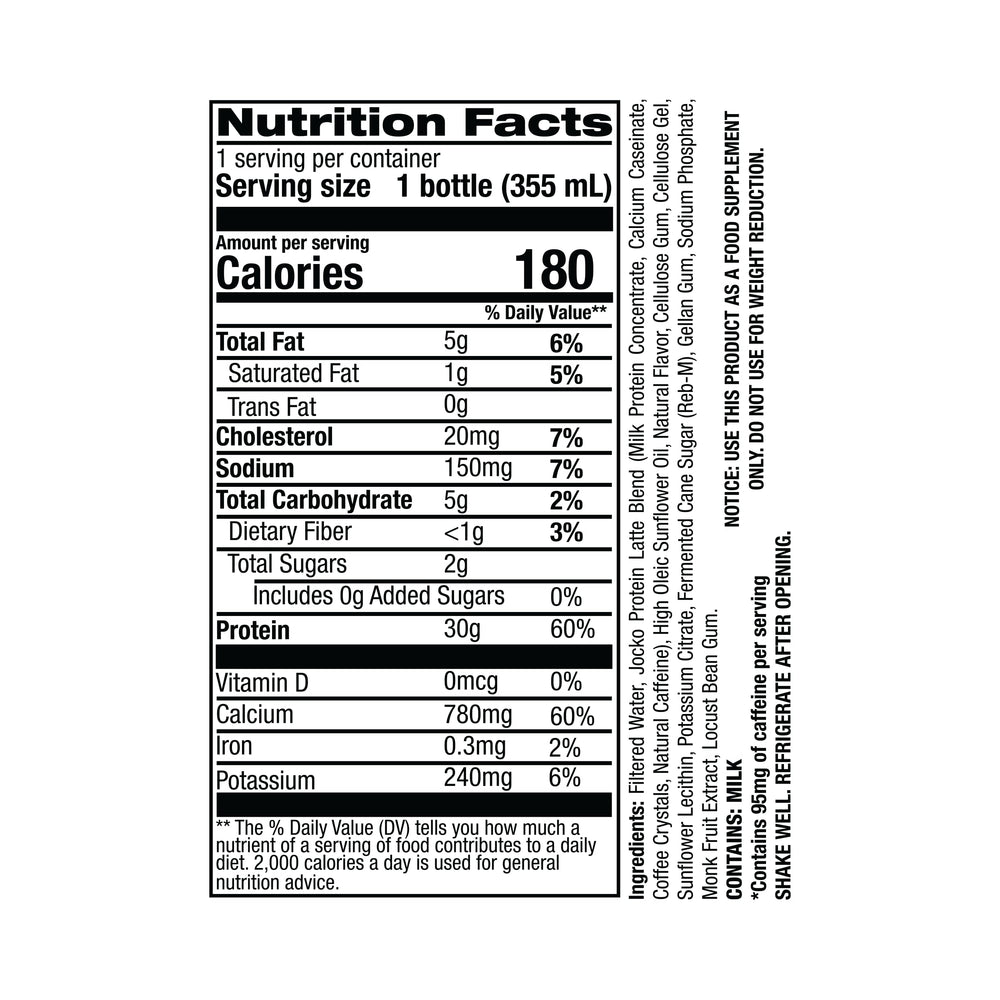 Jocko Fuel label close-up highlighting ingredient and nutrition details for clarity