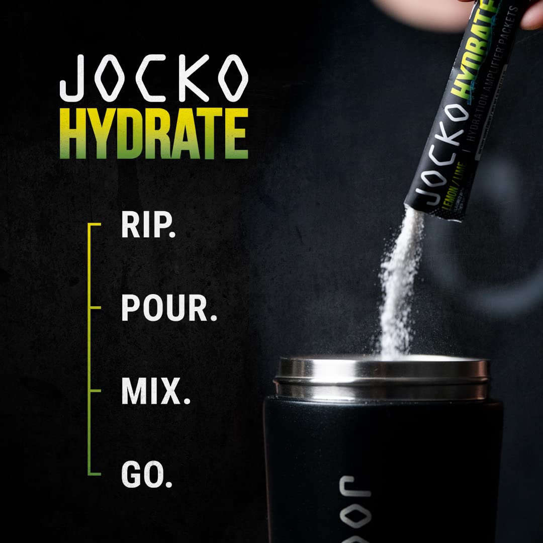 Jocko Fuel lemon lime close-up powder texture emphasizing mixability