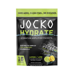 Jocko Fuel lemon lime front packet shows serving convenience and on-the-go use