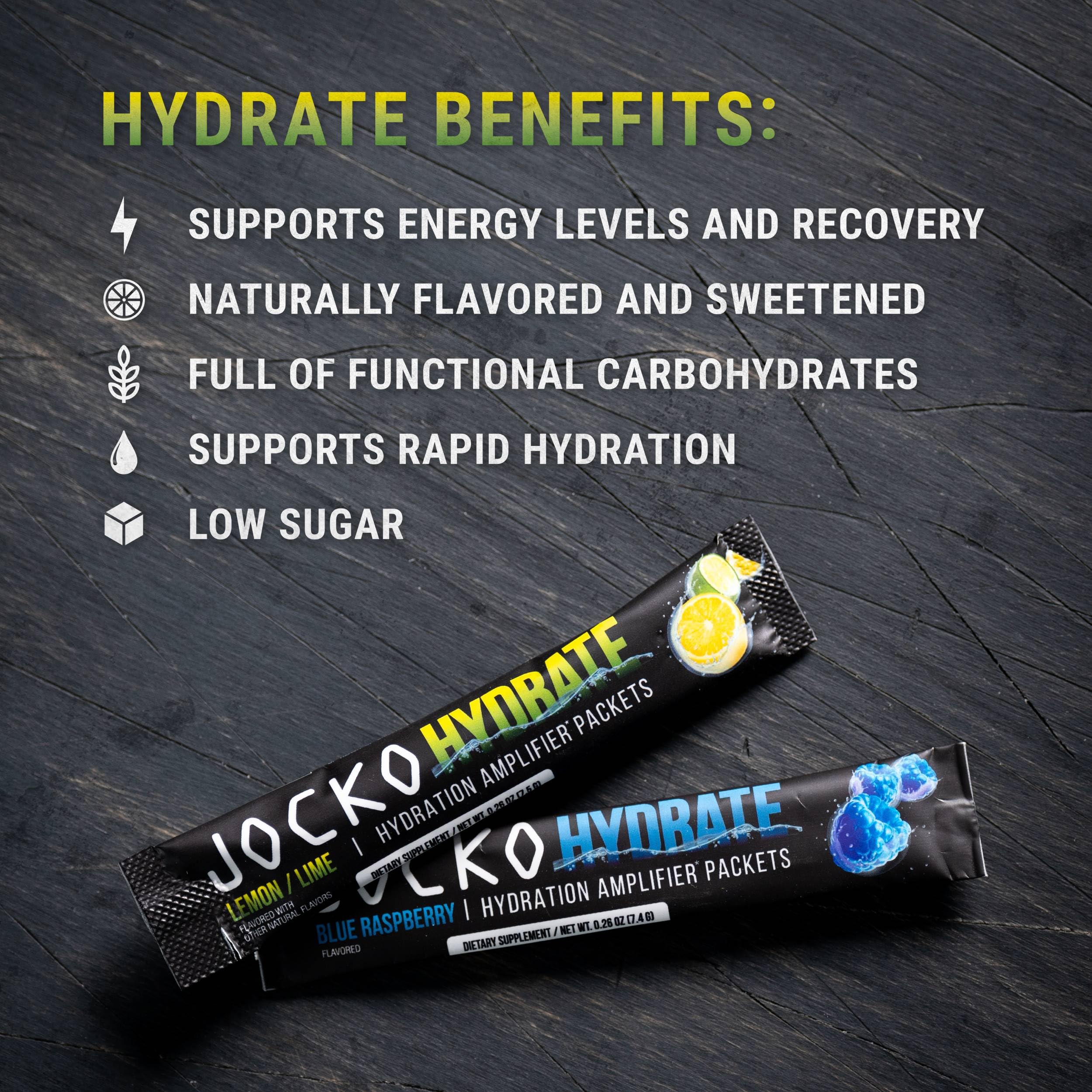 Jocko Fuel lemon lime mixed drink in glass demonstrating refreshing hydration