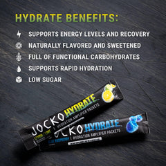 Jocko Fuel lemon lime mixed drink in glass demonstrating refreshing hydration