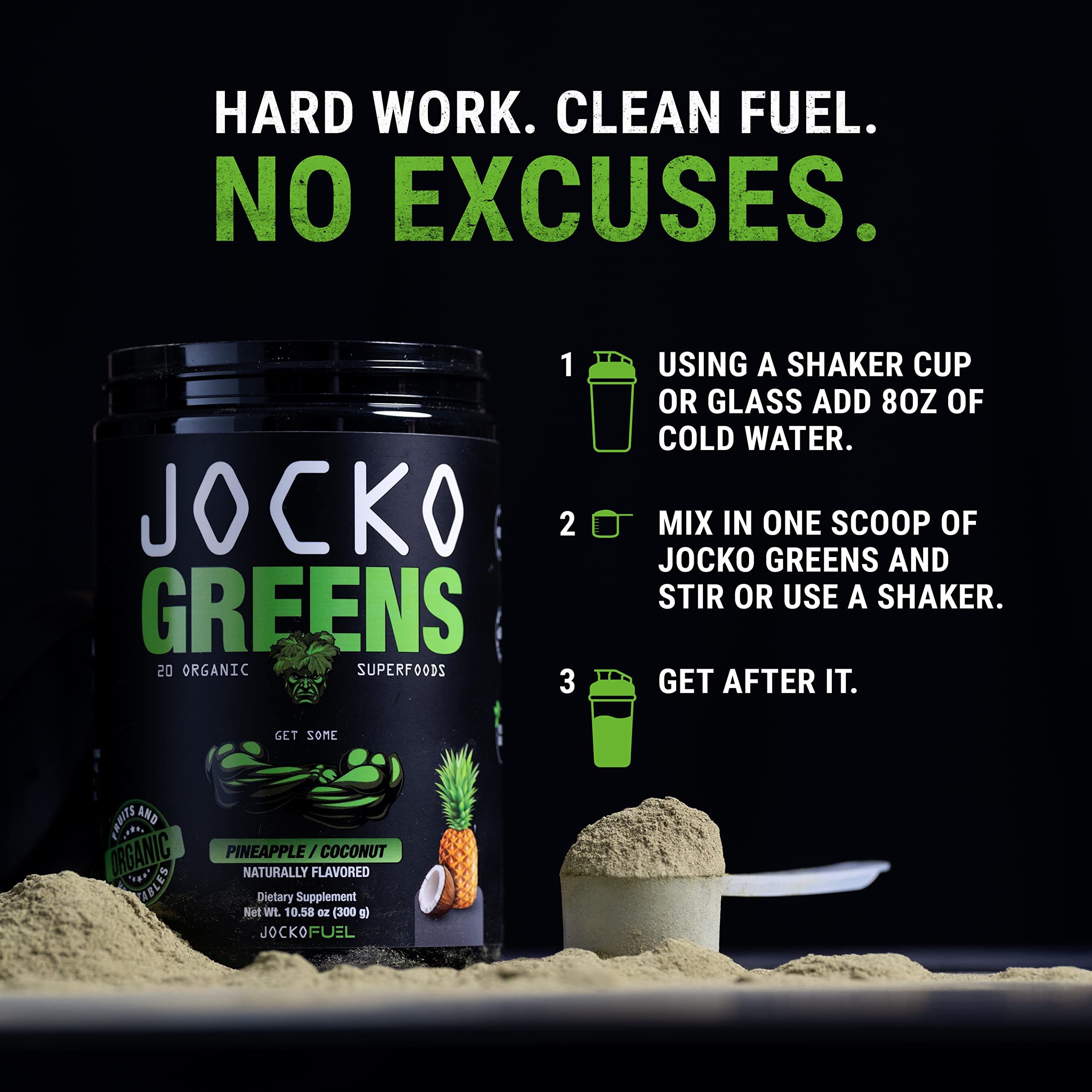 Jocko Fuel smoothie on breakfast table showing convenient daily nutrition
