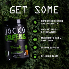 Jocko Fuel mixed drink in glass with pineapple coconut flavor for great taste
