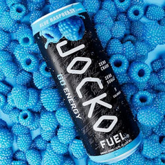 Jocko Fuel being poured into a glass, shows vibrant color and immediate refreshment