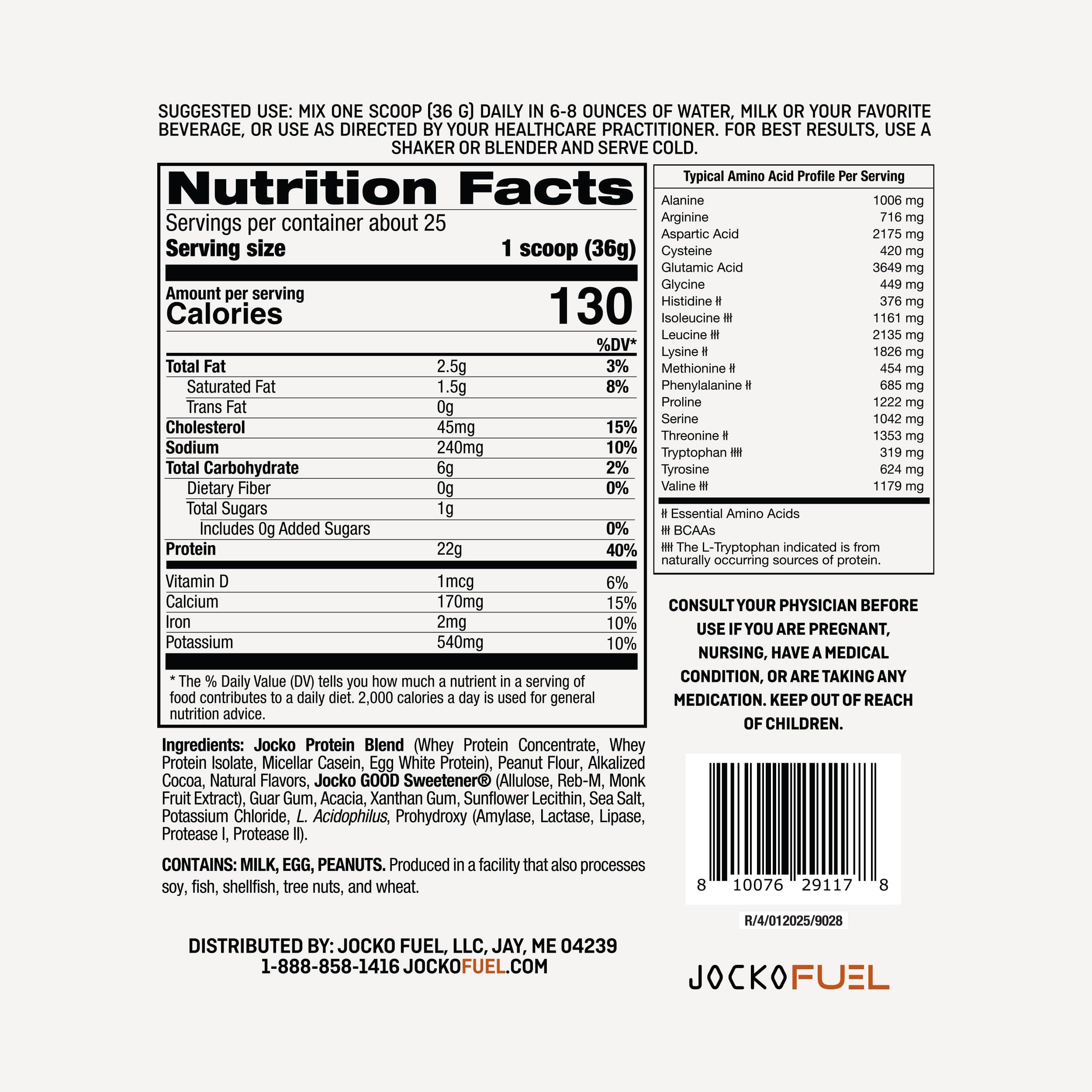 Jocko Fuel powder close-up texture highlighting fine mixability and smoothness