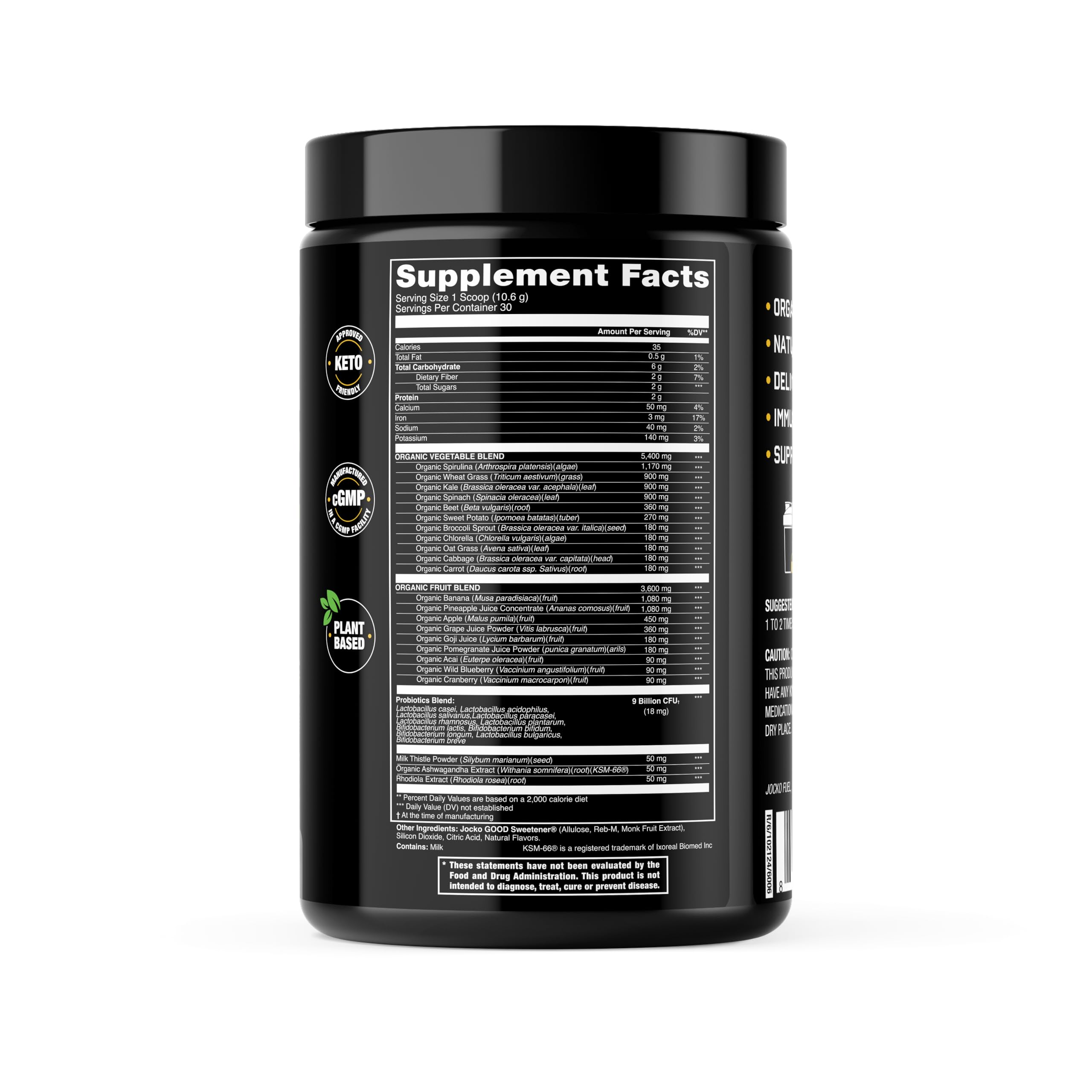 Jocko Fuel powder close-up texture highlighting fine blend for smooth mixing