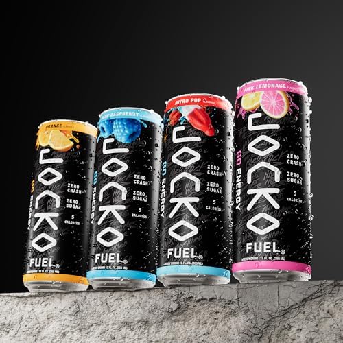 Jocko Fuel can next to measuring tape, illustrates 12 oz serving size