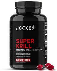 Jocko Fuel front packaging showing bottle and branding, easy identification benefit