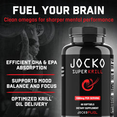 Jocko Fuel softgel close-up highlighting smooth texture for easy swallowing