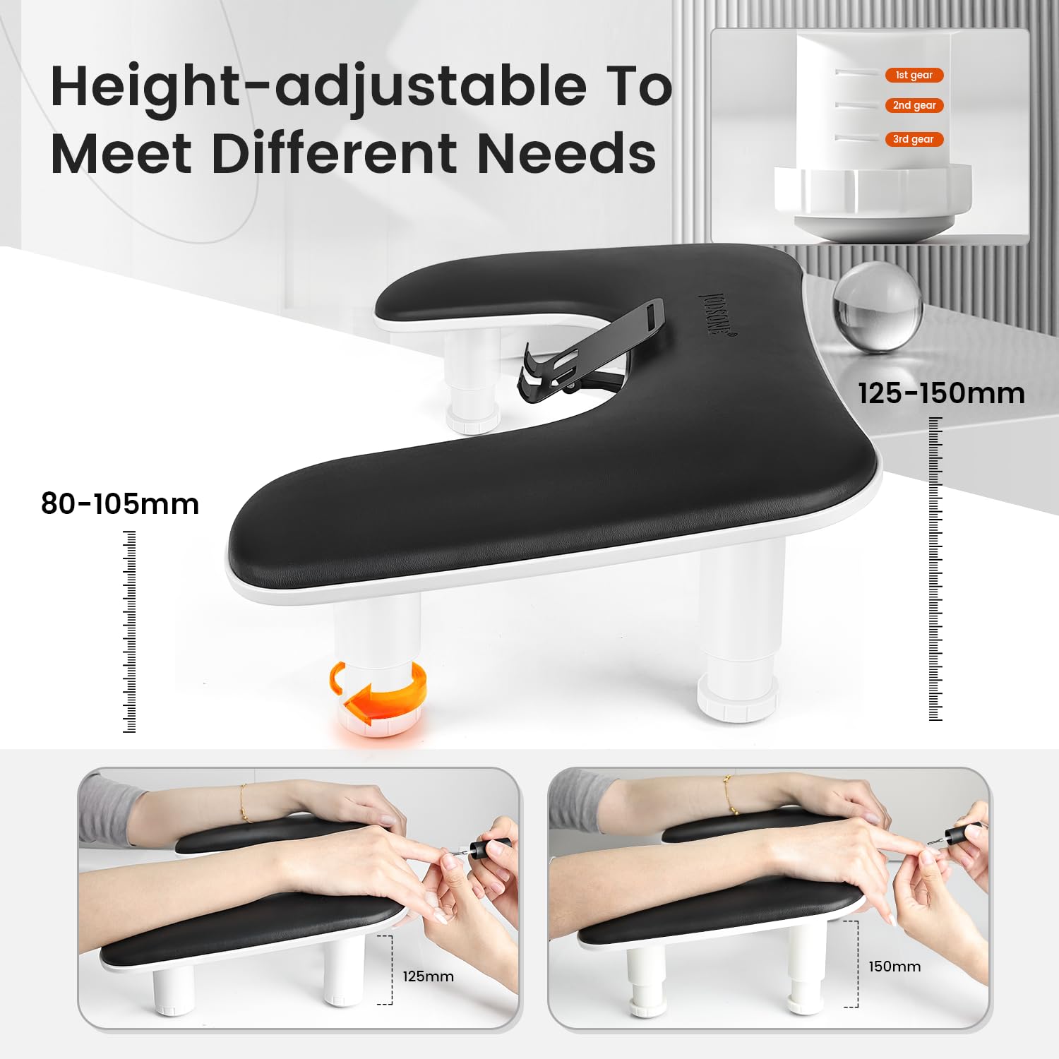 JODSONE rotating 360-degree phone holder showing hands-free reference viewing
