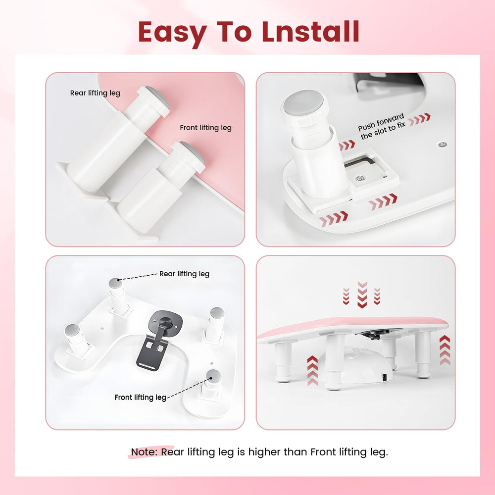 JODSONE anti-slip base and feet for stable manicure work on salon tables