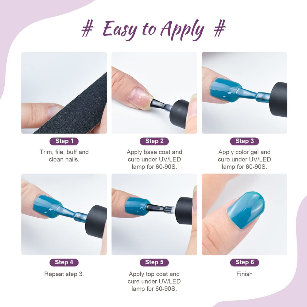JODSONE nail swatches on tips showing true color payoff and finish options