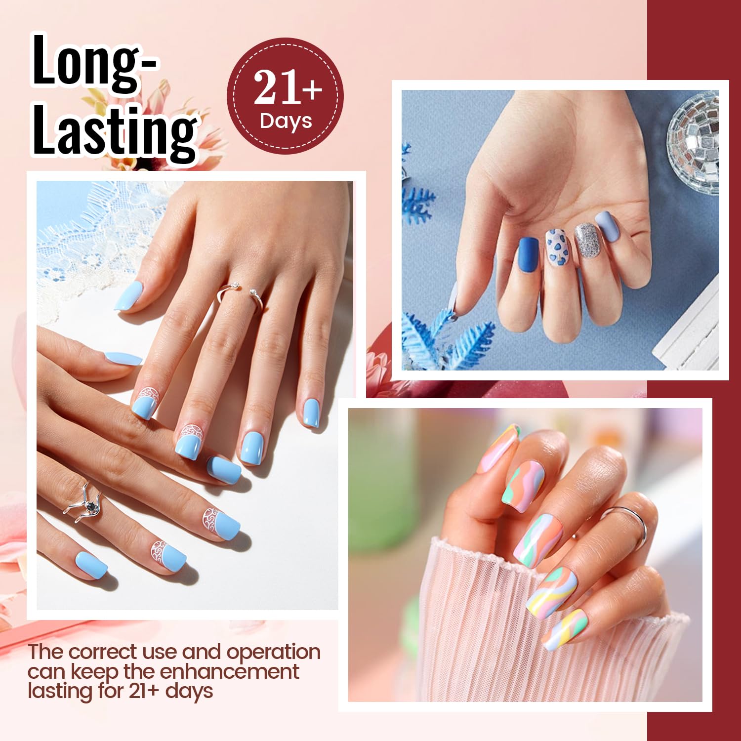 JODSONE demo of painted nails illustrating design potential