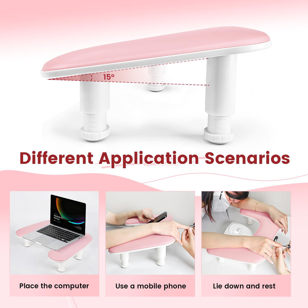 JODSONE rotating phone holder in use for hands-free reference during nail art