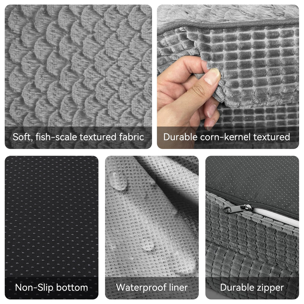 JOEJOY anti-slip bottom texture keeping the bed stable on hardwood floors