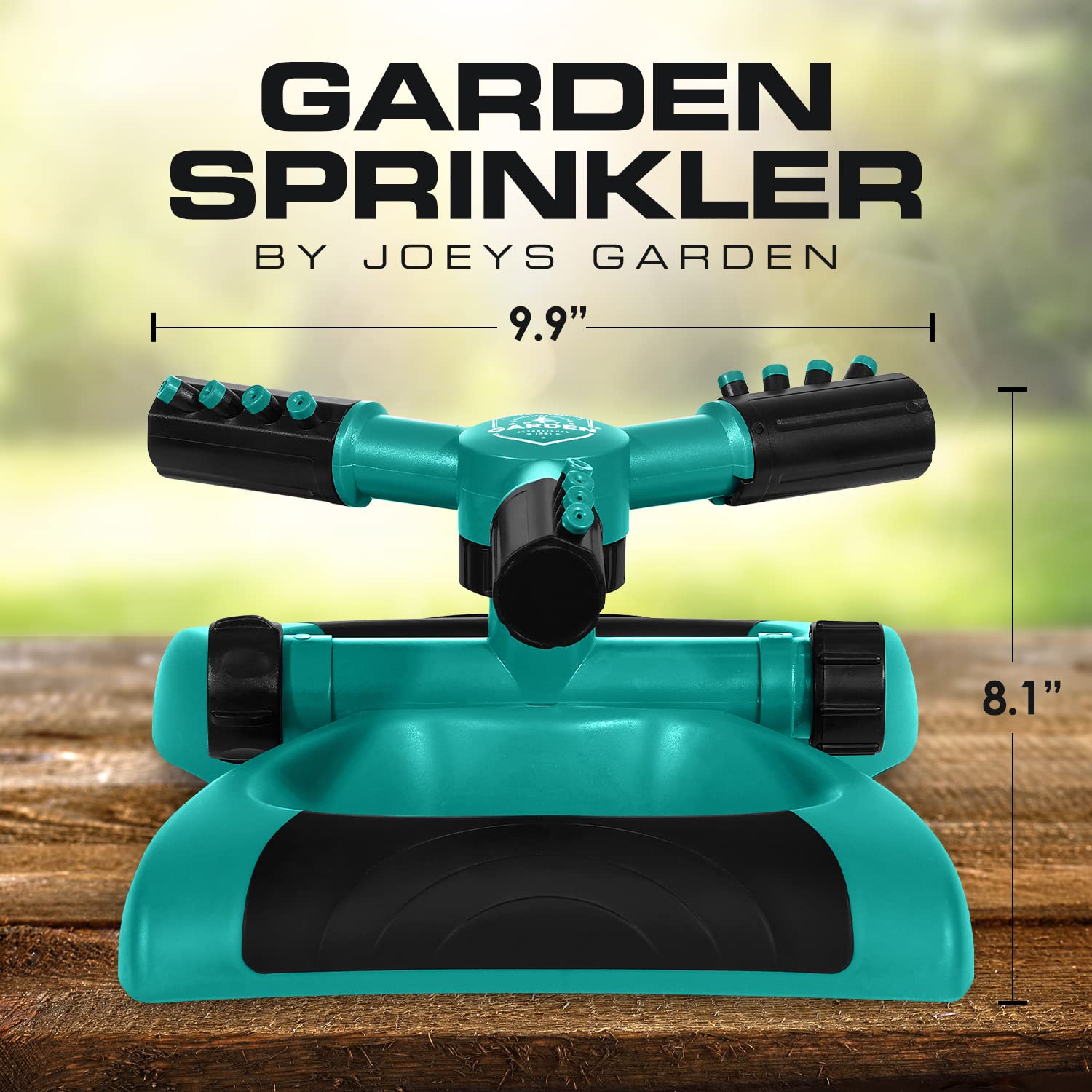 Joeys Garden weighted base close-up for steady placement benefit