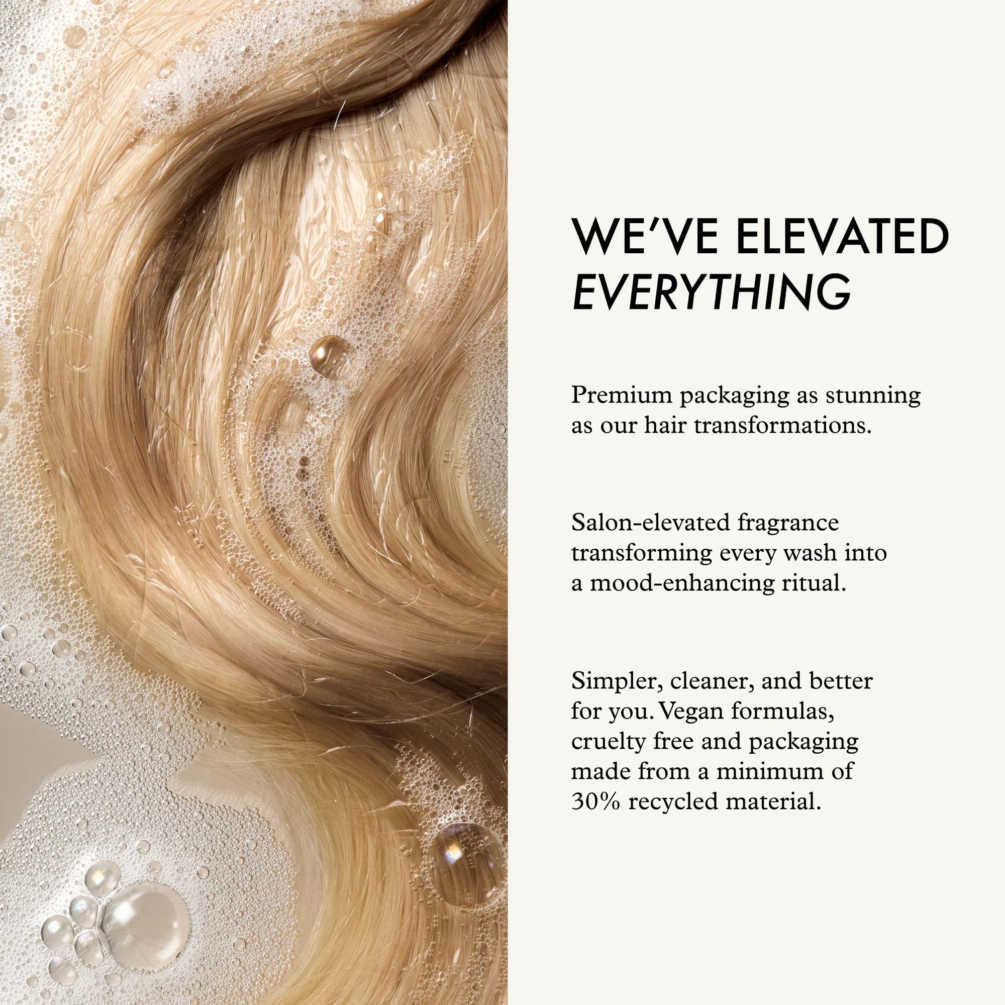 Shampoo texture close-up from John Frieda ULTRAfiller showing lightweight lather and hydration