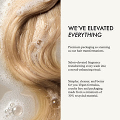 Shampoo texture close-up from John Frieda ULTRAfiller showing lightweight lather and hydration