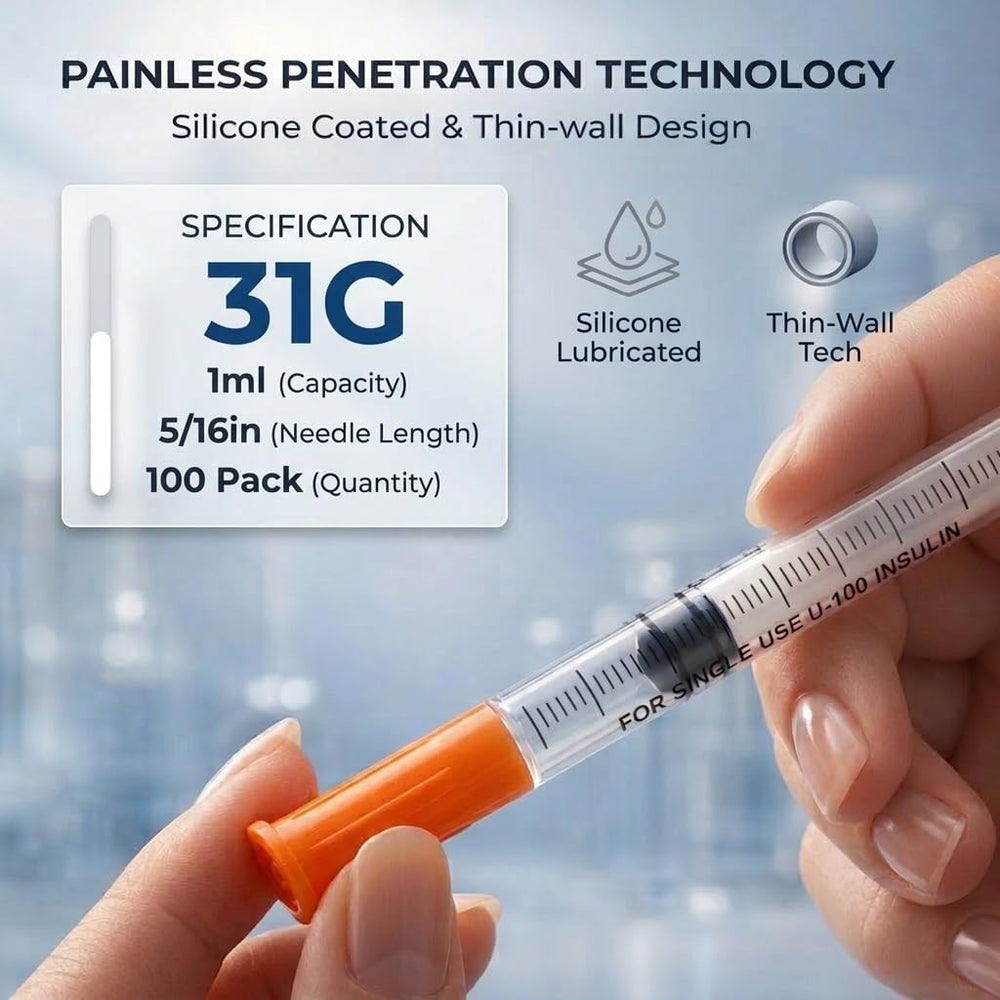 JOINAP clear barrel close-up with graduations for accurate 1ml measurement benefit