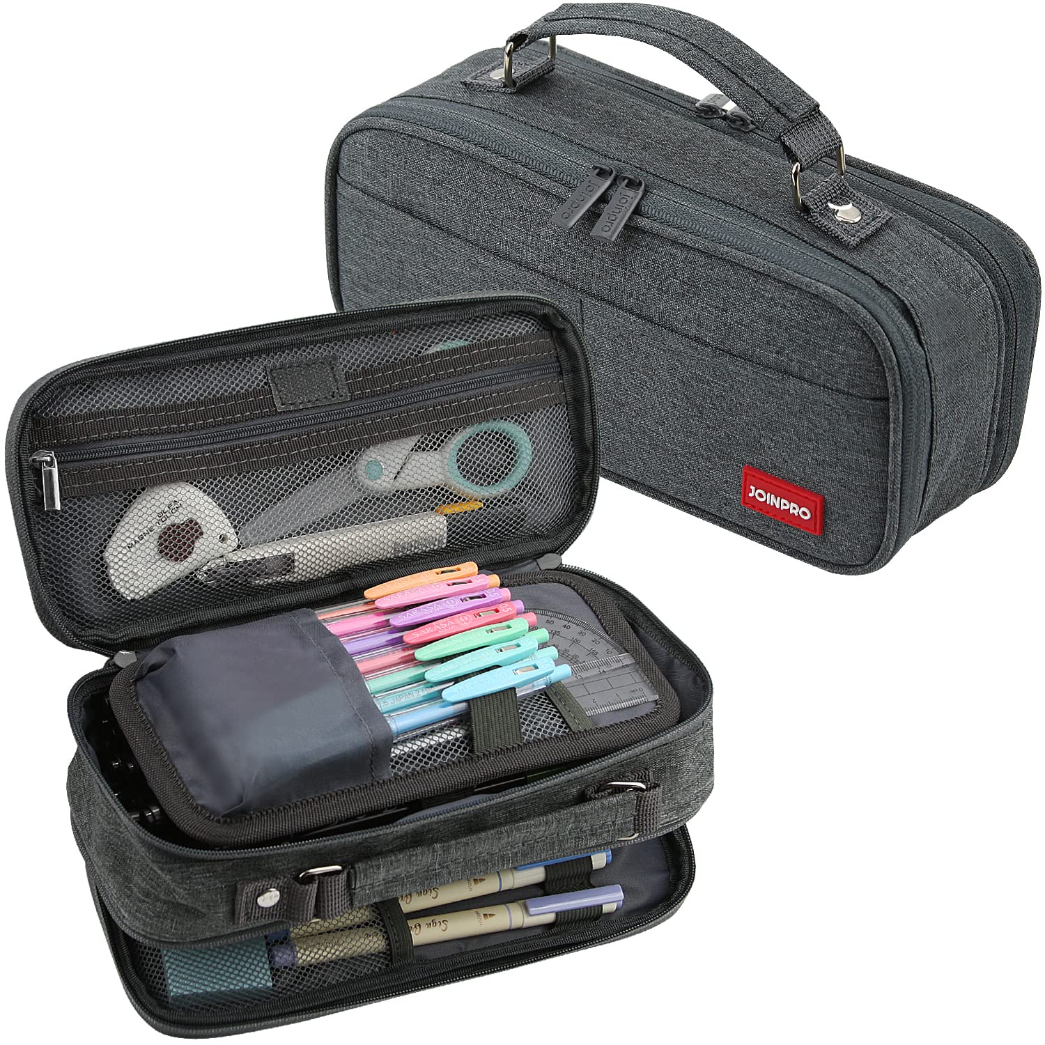 JOINPRO front view showing sleek black grey exterior and large capacity
