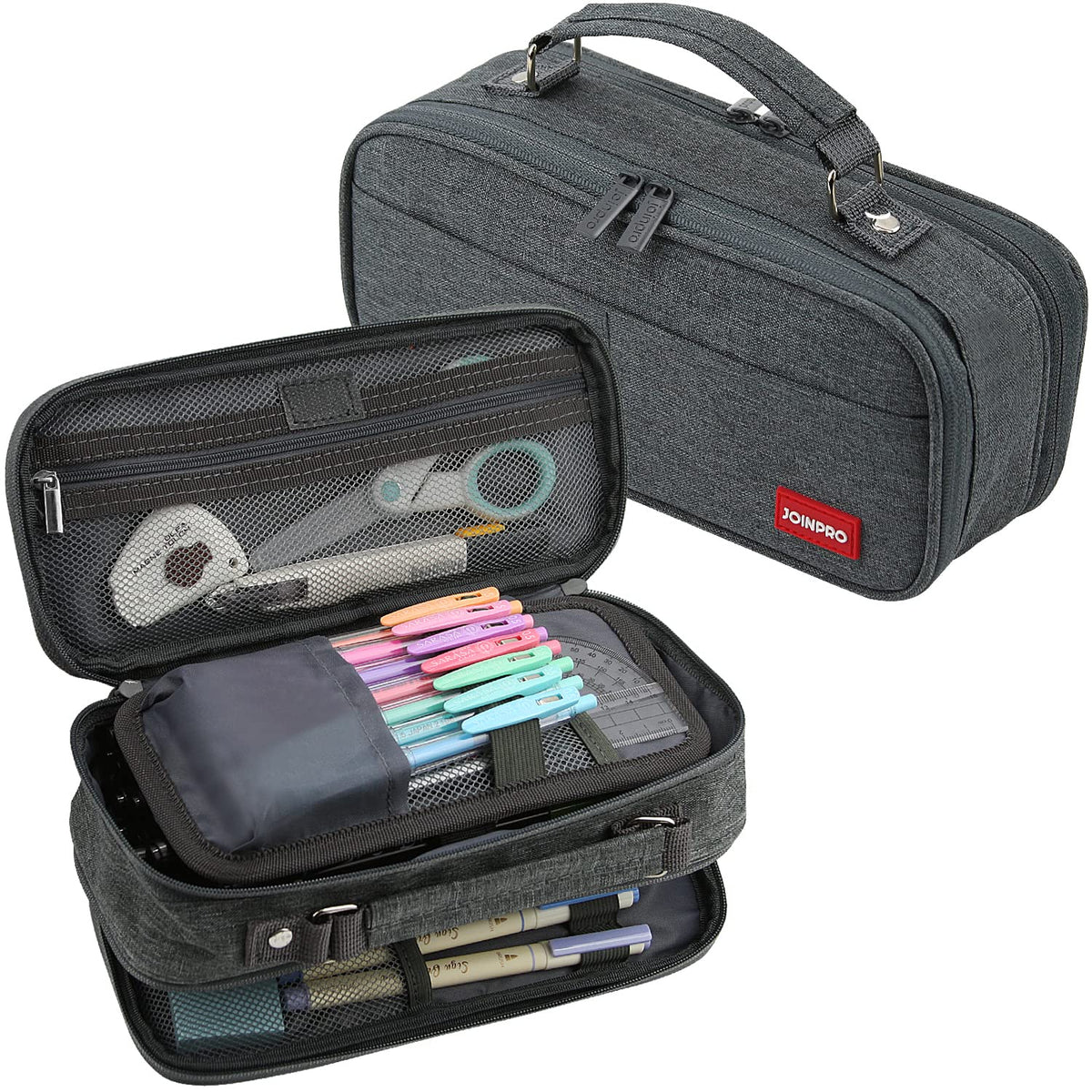 JOINPRO front view showing sleek black grey exterior and large capacity