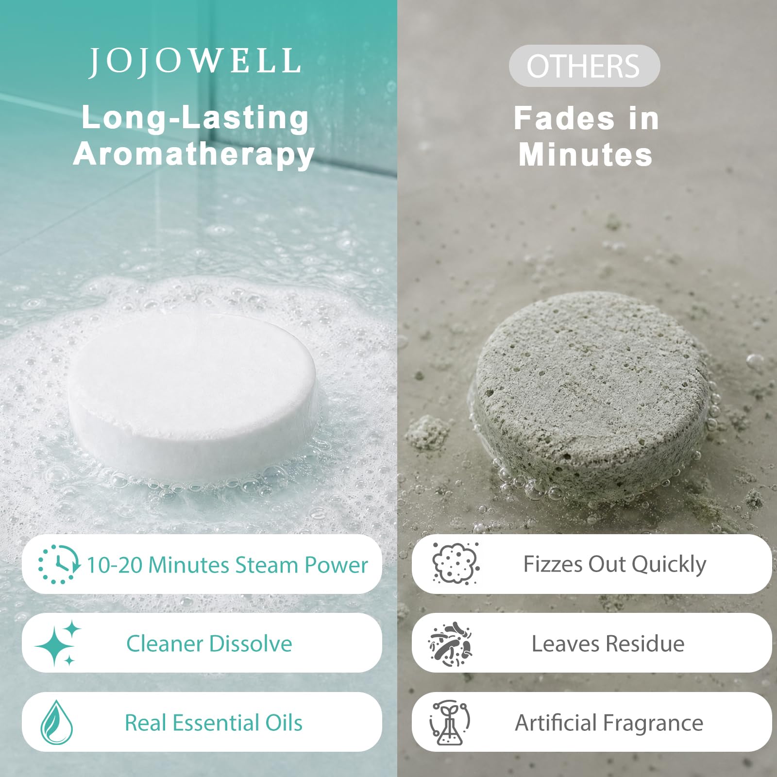 JoJowell steamer hanging in car mesh pouch for on-the-go aromatherapy