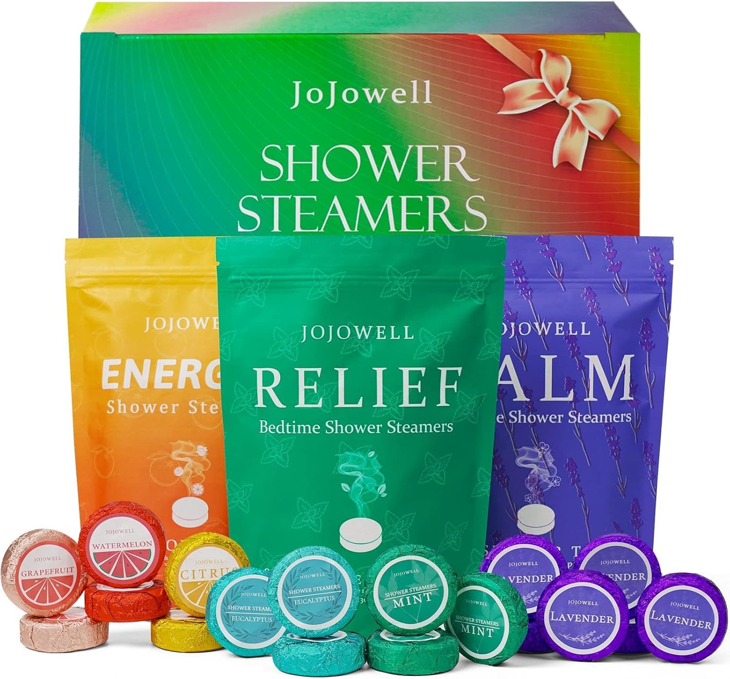 JoJowell front box packaging showing 18-pack and gifting appeal