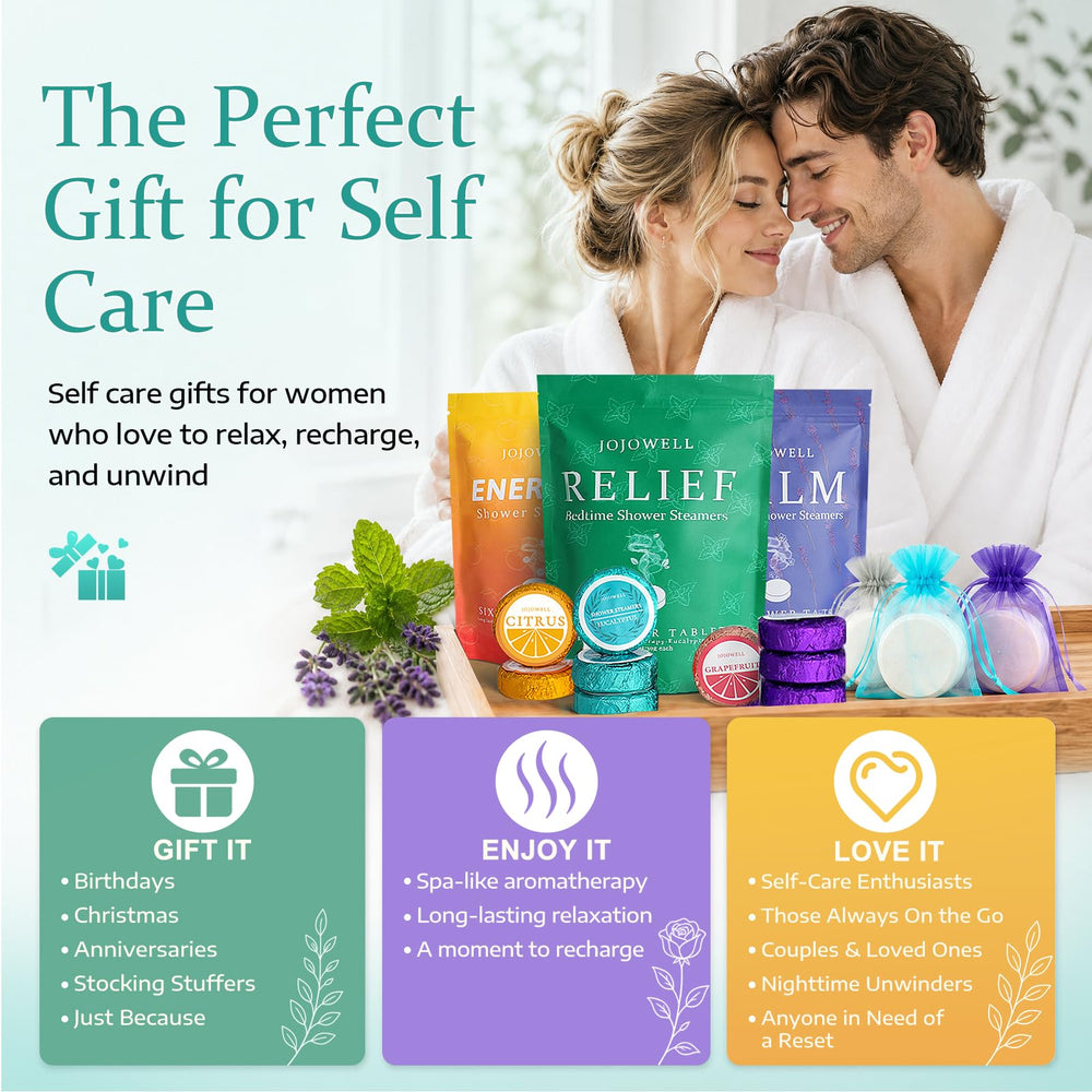JoJowell steamer activated in shower producing aromatic steam for relaxation