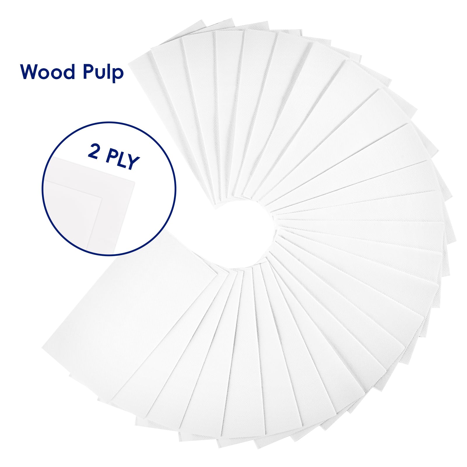 JOLLY CHEF folded napkin at place setting holding utensils for neat presentation