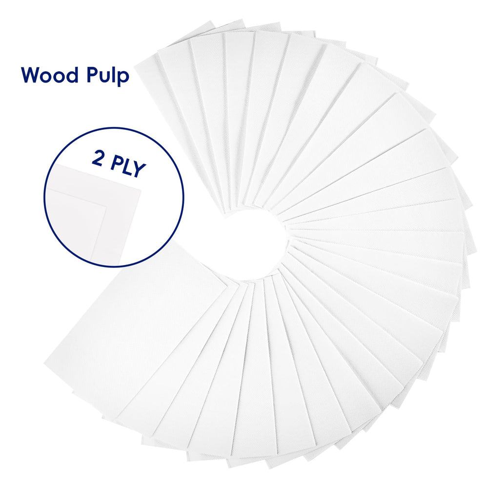 JOLLY CHEF folded napkin at place setting holding utensils for neat presentation