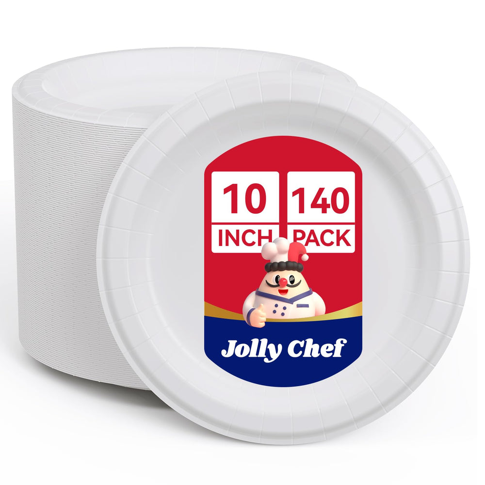 JOLLY CHEF front packaging showing 140-count for cost savings