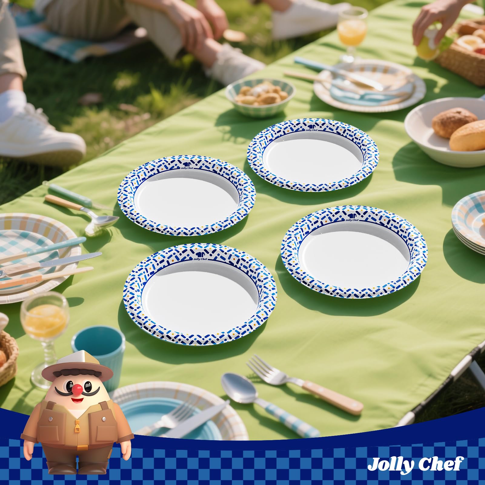 JOLLY CHEF pack size comparison showing 140-count value and readiness