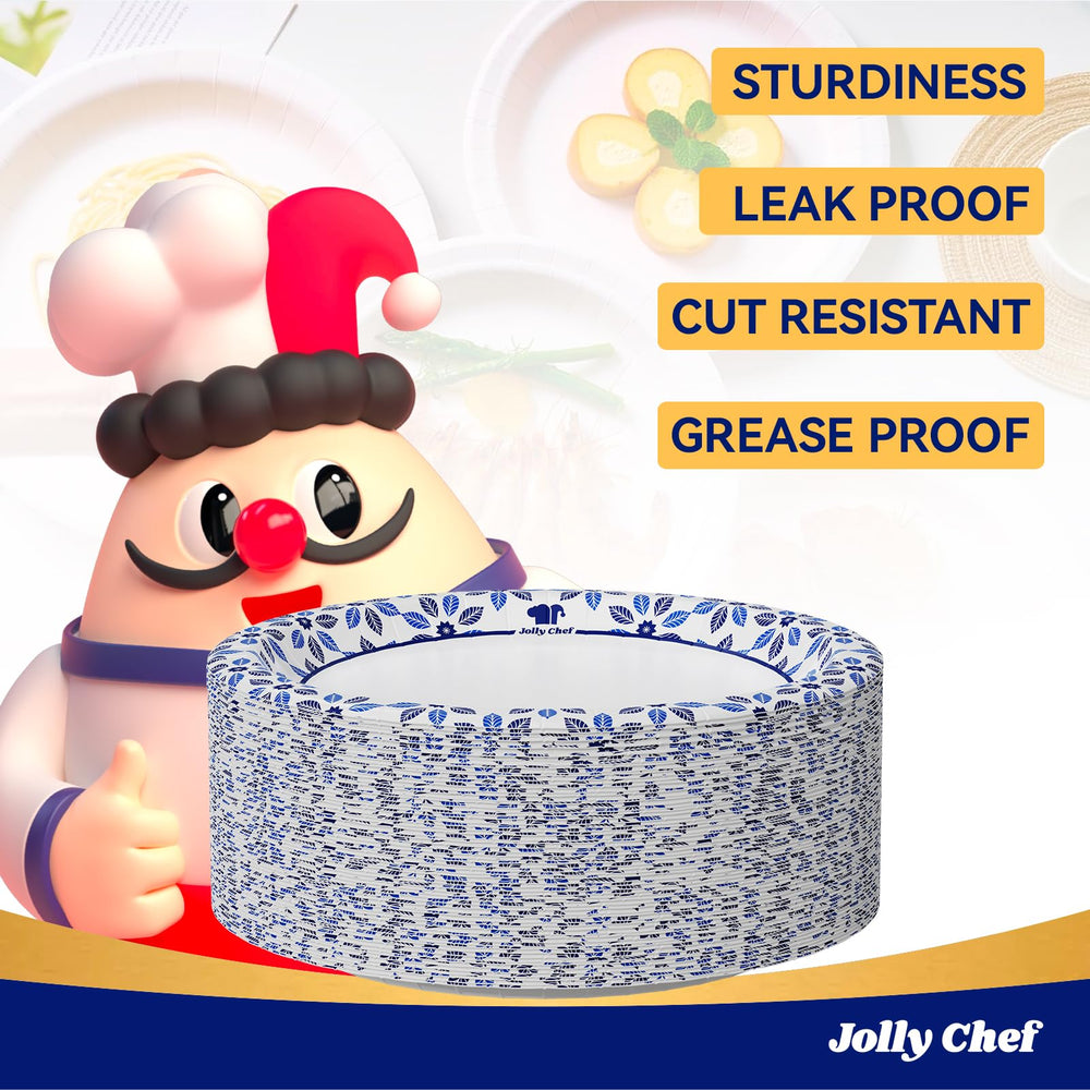 JOLLY CHEF plate holding pizza to show cut-proof strength